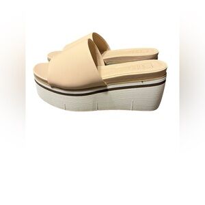 ShuShop Jade Nude Platform Sandals Size 7.5 New In Box